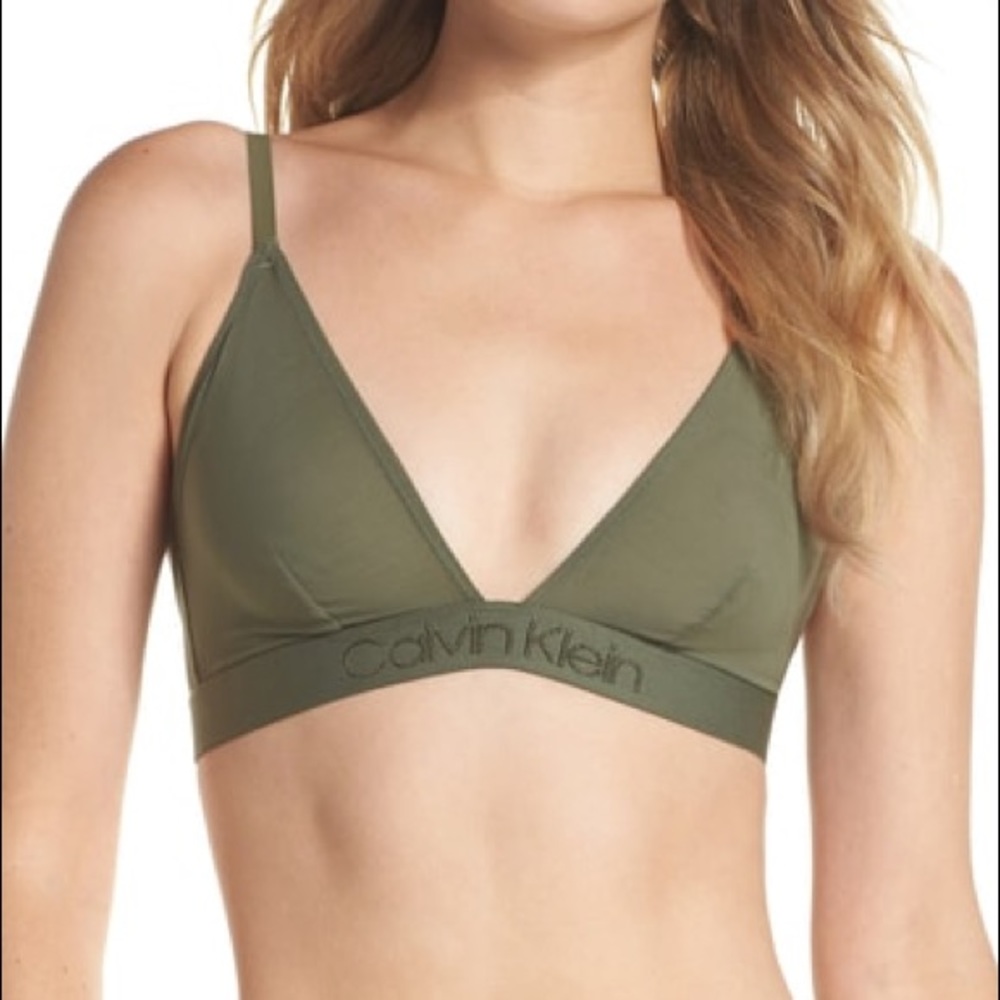 Calvin Klein triangle bralette